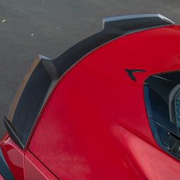 Carbon Fiber Rear Trunk Ducktail Wing Spoiler For C8 Corvette Z06/E-Ray